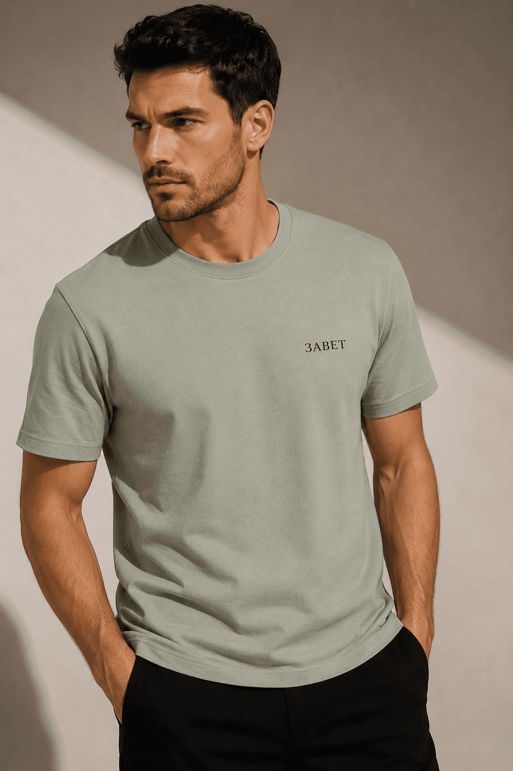 Organic tee - Pastelno zelena