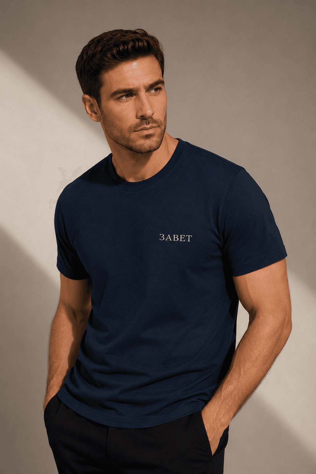 Regular fit tee - Tamno plava