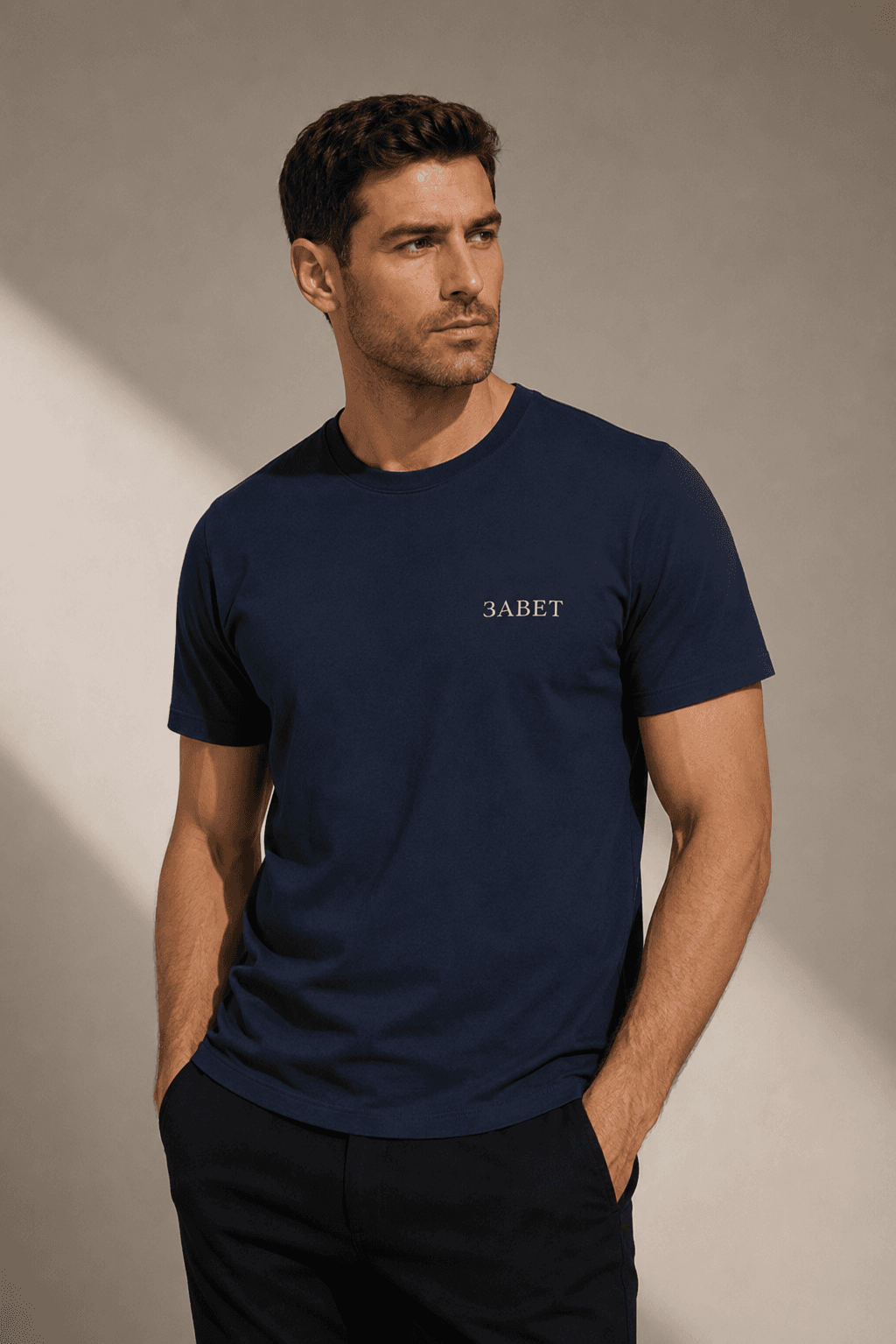 Regular fit tee - Tamno plava