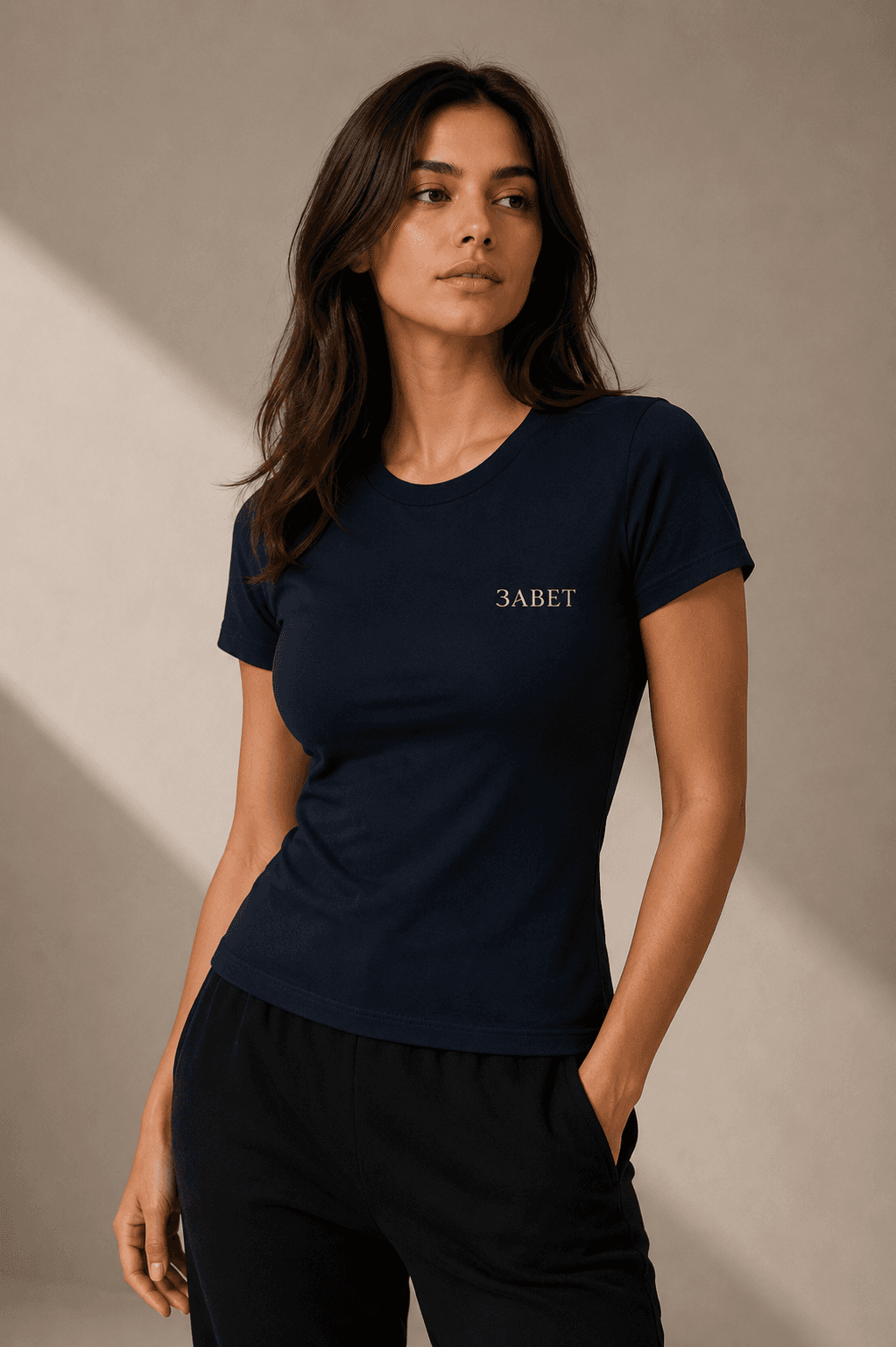 Regular fit tee - Tamno plava