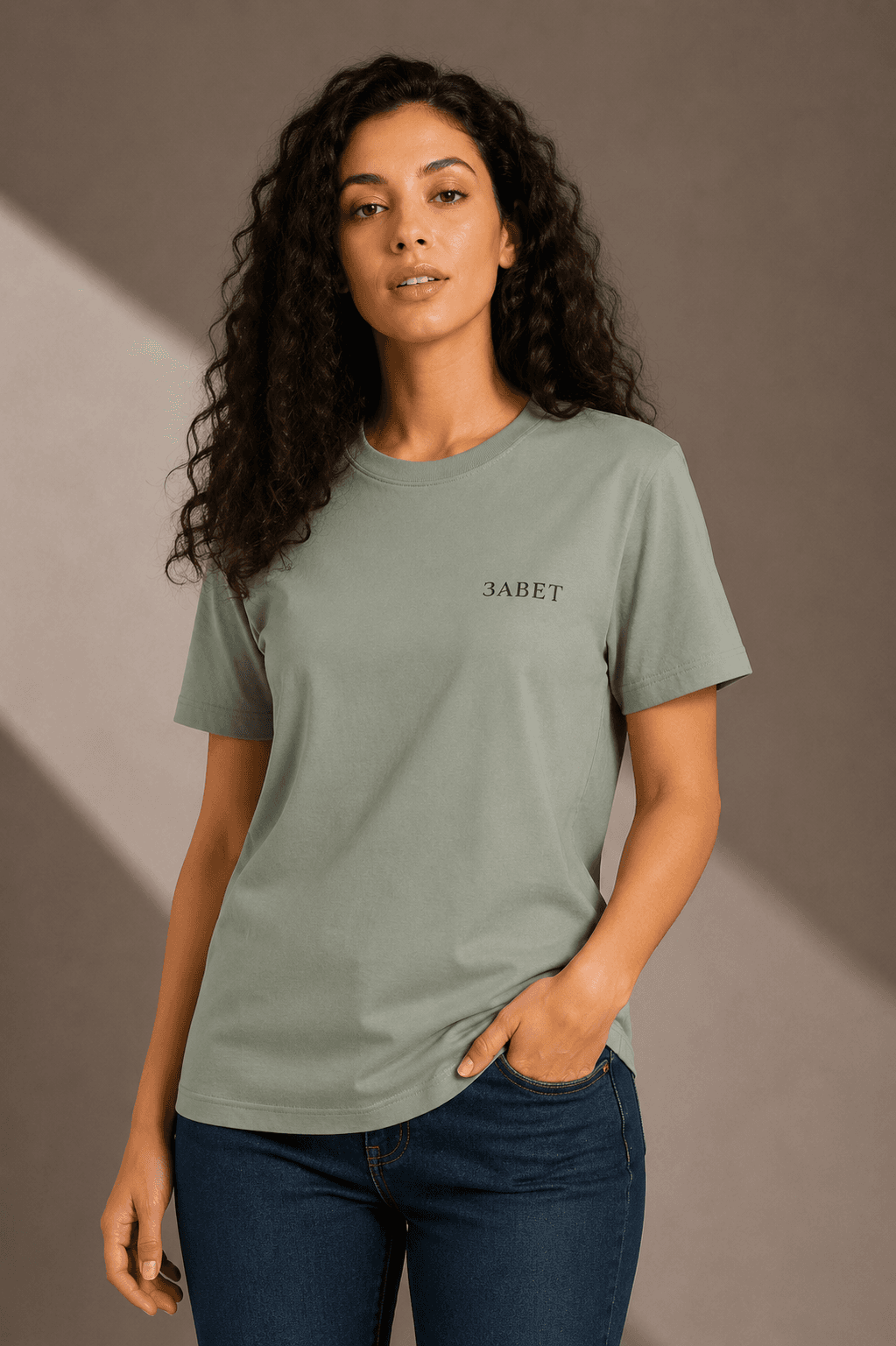 Organic tee - Pastelno zelena