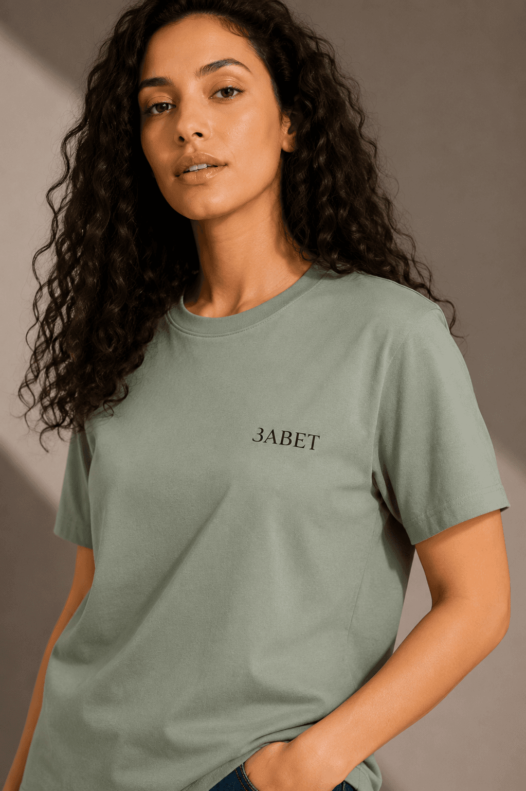 Organic tee - Pastelno zelena